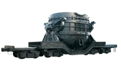 RailMac 170 tons Hot Metal Car frame Open Pit Mining Train