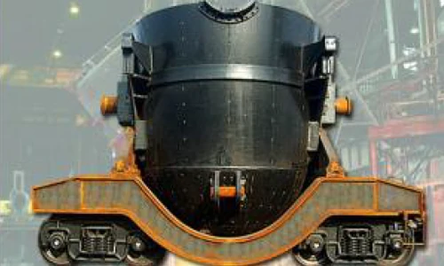 RailMac 85 tons Hot Metal Car frame Open Pit Mining Train