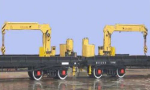 RailMac Arm Flat Car Open Pit Mining Train