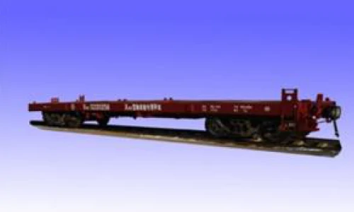 RailMac Flat Car of Track Panel Open Pit Mining Train